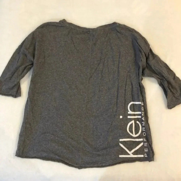 Calvin Klein performance logo grey top L EUC‎ - Picture 2 of 3